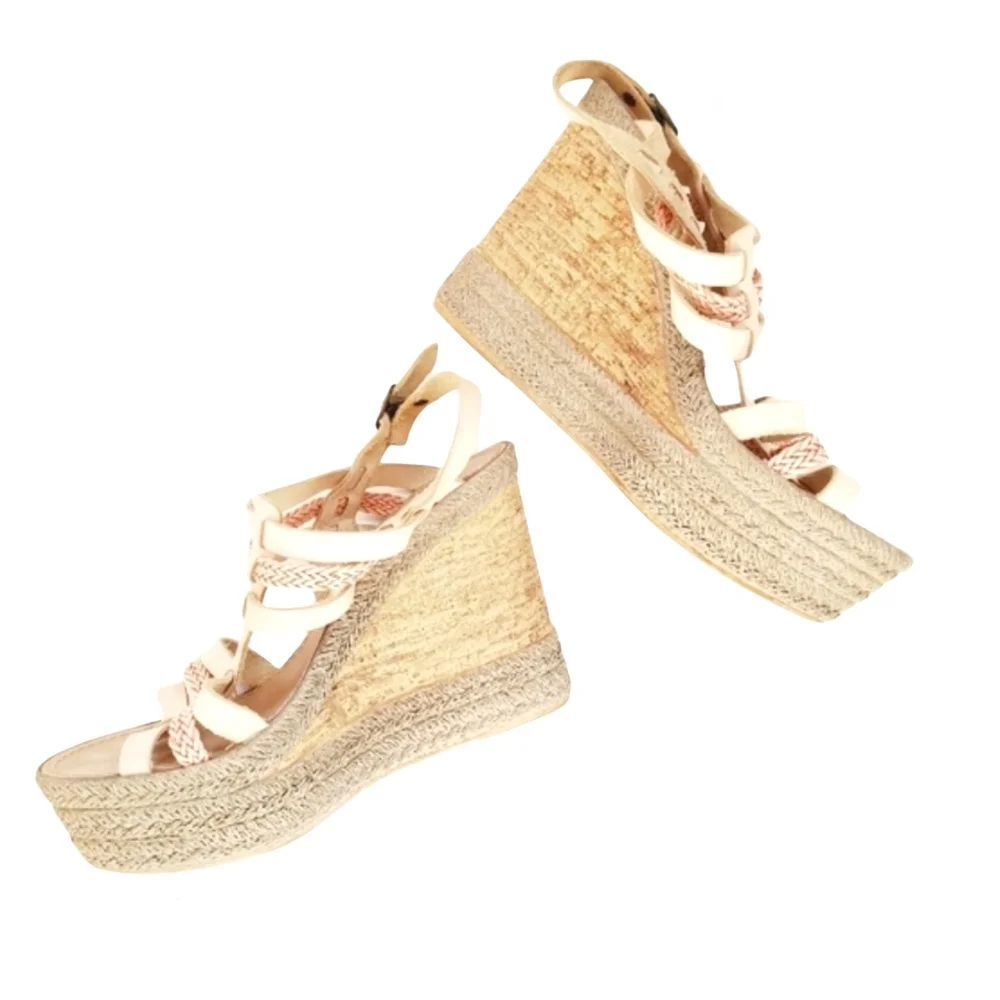 Texto |  Platfom Espadrilles Wedge heels size 40
